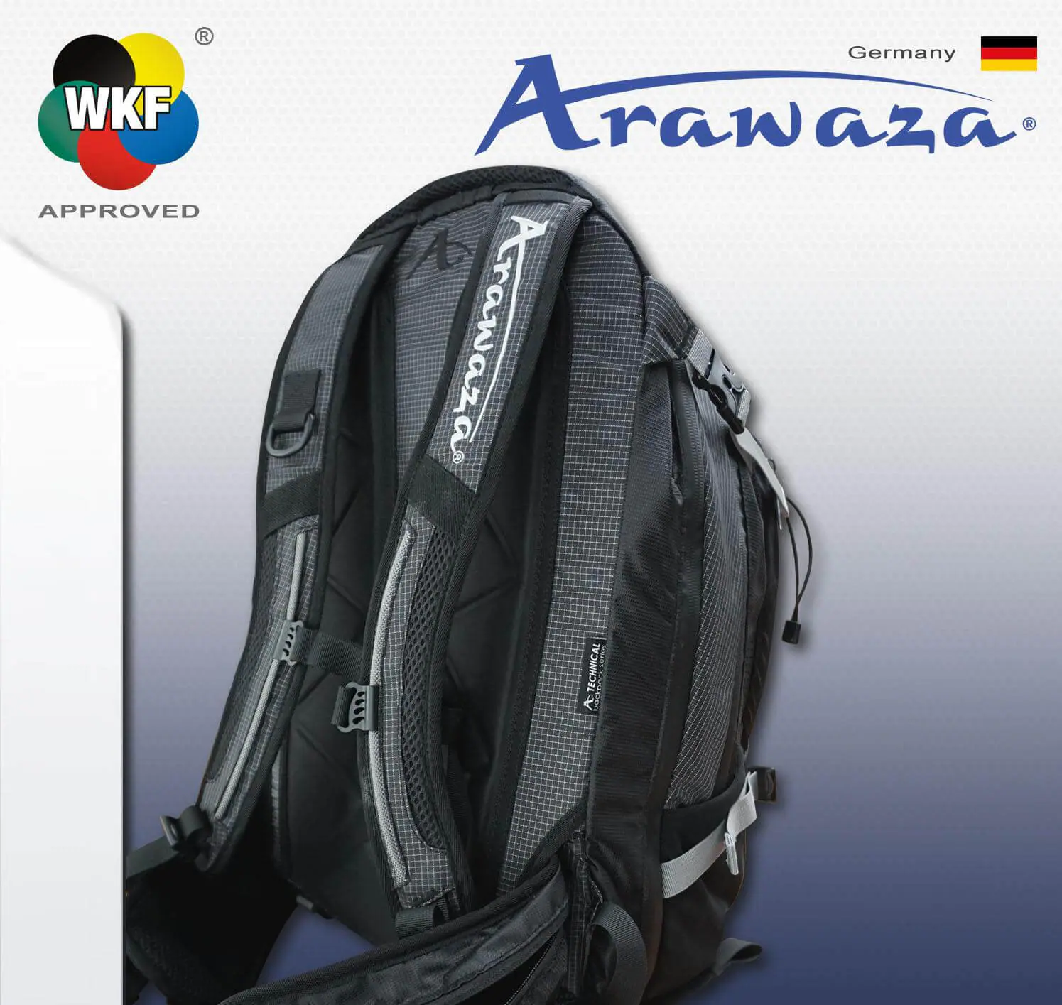 Sac à dos sport ARAWAZA Allround Rucksack - Polyvalent 5 sac-a-dos-polyvalent-noir-arawaza
