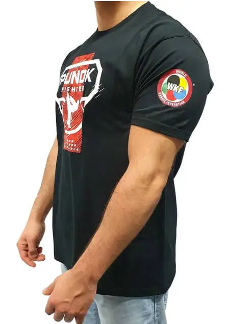 t-shirt-punok-fighter-wkf-noir