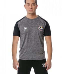 T-shirt Tokaido Team WKF pour homme gris noir face